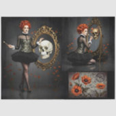 Decoupage Poetic Gothic Motifs  Seidenpapier (Vorderseite)