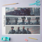 Decoupage Police Tribute Handsaws  Seidenpapier (Basteln)