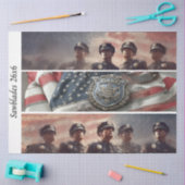Decoupage-Polizei-Tribut-Handsägen Seidenpapier (Basteln)