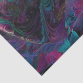 Decoupage Psychedelic Cheshire Cat Fantasy Art Seidenpapier (Ausschnitt)