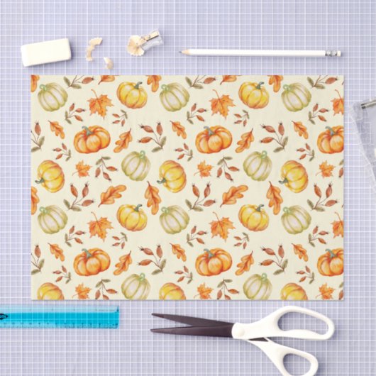 Decoupage Pumpkins Halloween-Erntedank Seidenpapier (Handwerk)