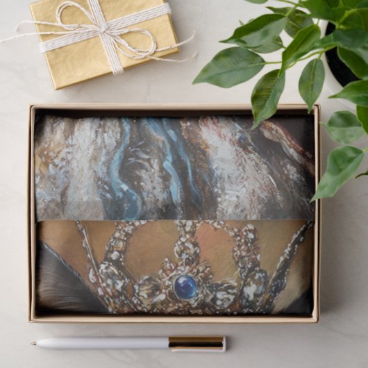 Decoupage Queen Siamese Cat Seidenpapier (Geschenk)