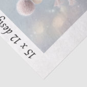 Decoupage Rabbit Skating 11x14 Canvas Coasters Seidenpapier (Ausschnitt)