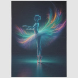 Decoupage Radiant of the Ora Ballerina Seidenpapier