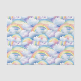 Decoupage Rainbow Watercolor Geburtstag Seidenpapier
