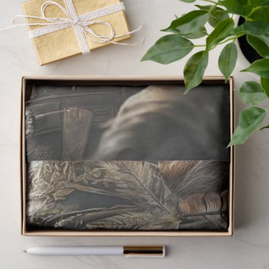 Decoupage Robin Hood Raccoon Woodland Hero Seidenpapier (Geschenk)