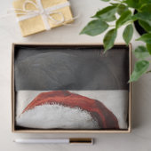 Decoupage Rock & Roll Weihnachtsmann E-Gitarre Seidenpapier (Geschenk)