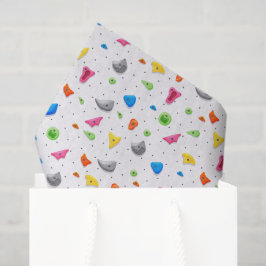 Decoupage Rock Wall Climb Party Seidenpapier