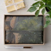 Decoupage Rote Scheune Farm Feld & Traktor Seidenpapier (Geschenk)