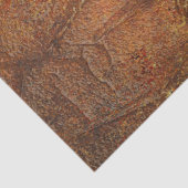 Decoupage Rust Toned Textured Faux Background Seidenpapier (Ausschnitt)