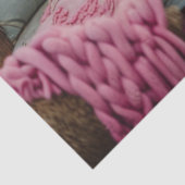 Decoupage Rusti Pink Truck Highland Valentine Seidenpapier (Ausschnitt)