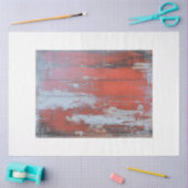 Decoupage Rustic Red Weathered Holz Textur Imitate Seidenpapier (Basteln)