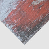 Découpage Rustikale Rote Verwitterte Holzstruktur Seidenpapier (Detail)