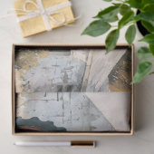 Decoupage Rustikaler Traktor & Scheune Seidenpapier (Geschenk)