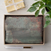 Decoupage Rusty Tin Weathered Metal Seidenpapier (Geschenk)