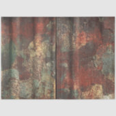 Decoupage Rusty Tin Weathered Metal Seidenpapier (Vorderseite)