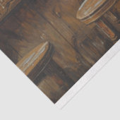 Decoupage Saloon Scene Bar Kühe Land Seidenpapier (Ausschnitt)