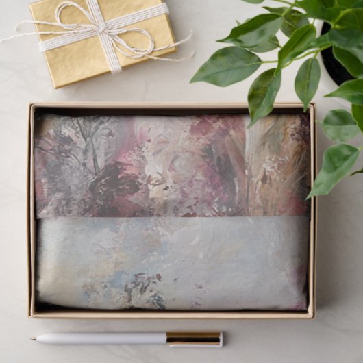 Decoupage Saluki Dog Filed Blume Seidenpapier (Geschenk)