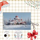 Decoupage Santa Candy Land Forest Zuhause Seidenpapier