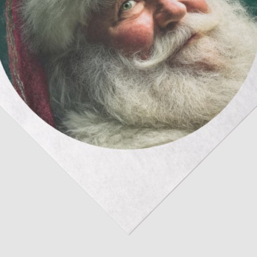 Decoupage Santa Circular Saw Designs 8.5" Seidenpapier (Ausschnitt)