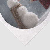 Decoupage Santa Circular Saw Designs 8.5"  Seidenpapier (Ausschnitt)