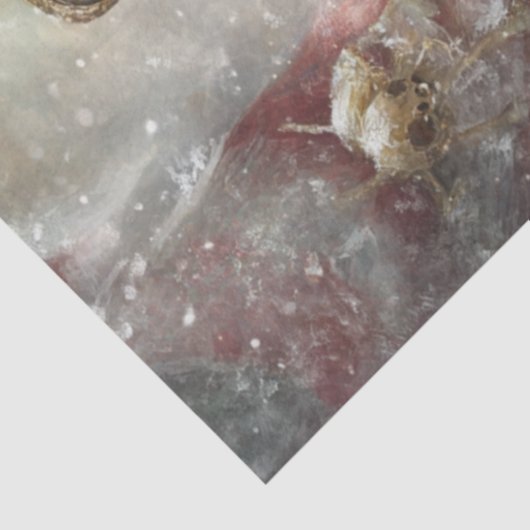 Decoupage Santa Claus Steampunk Pirate Seidenpapier (Ausschnitt)