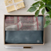 Decoupage Santa Reindeer Nose to Nose Moon Seidenpapier (Geschenk)