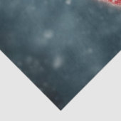 Decoupage Santa Reindeer Nose to Nose Moon Seidenpapier (Ausschnitt)