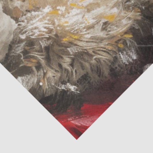 Decoupage Santa & Rudolph Christmas Bond Seidenpapier (Ausschnitt)