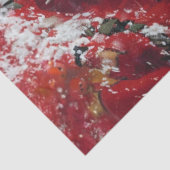 Decoupage Santa Rudolph Landscape North Pole Seidenpapier (Ausschnitt)