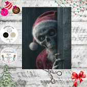 Decoupage Santa Skeleton Final List Peek Art Seidenpapier