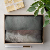 Decoupage Santa Surprise Peeking Around Door Seidenpapier (Geschenk)