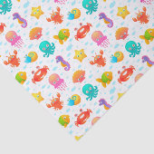 Decoupage Sea Creatures Birday Party Seidenpapier (Ausschnitt)