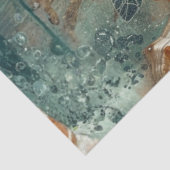 Decoupage Sea Turtle Coastal Nature Teals Greens  Seidenpapier (Ausschnitt)