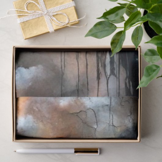 Decoupage Silver Haired Witch Glowing Artwork Seidenpapier (Geschenk)