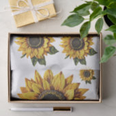 Decoupage Single Sonnenblumen Imitate Stickerei R  Seidenpapier (Geschenk)