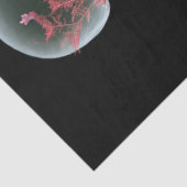 Decoupage Skeleton Couple Intertwind Floral Seidenpapier (Ausschnitt)