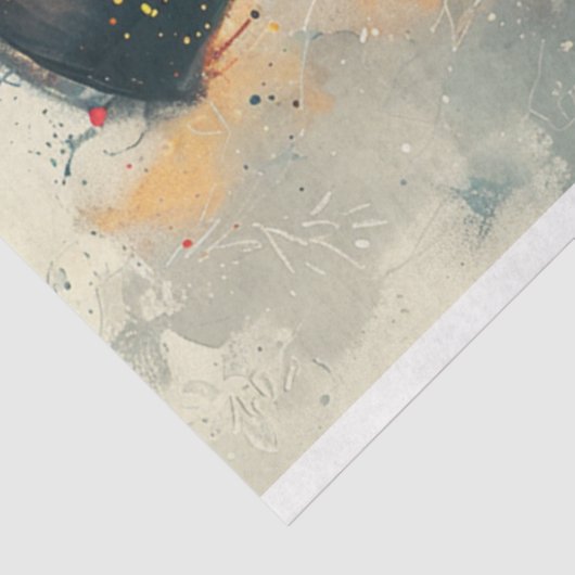 Decoupage Skeleton Couple Wedding Seidenpapier (Ausschnitt)