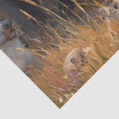 Decoupage Skeleton Cowboy Fur Feather Funk Band Seidenpapier (Ausschnitt)