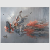 Decoupage Skeleton Eerie Meets Pirate Charm  Seidenpapier (Vorderseite)