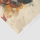 Decoupage Skeleton Party Couple Seidenpapier (Ausschnitt)