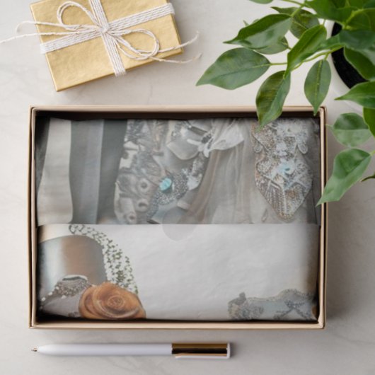 Decoupage Skeleton Verheiratet Couple Seidenpapier (Geschenk)