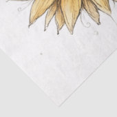 Découpage Sonnenblumen Schafe Unser Schäfer Seidenpapier (Ausschnitt)