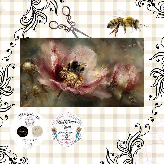 Decoupage Southpaw Apiary Bee & Furniture Farm  Seidenpapier