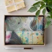 Decoupage Spritzer Painted Australian Shepherd Seidenpapier (Geschenk)