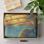 Decoupage Spuk Scarecrow Gelbe Ziegelstraße Seidenpapier (Geschenk)