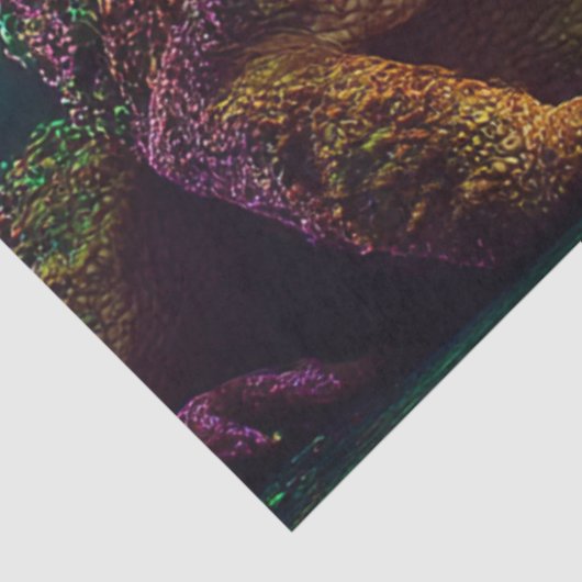 Decoupage St. Patrick's Day Frog Dressed Leprecha  Seidenpapier (Ausschnitt)