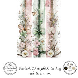 Decoupage St. Patrick's Day Pastel Panels  Seidenpapier