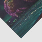 Decoupage St. Patricks Irischer Glücksfrosch Topf  Seidenpapier (Ausschnitt)