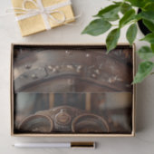 Decoupage Steampunk Dackel Seidenpapier (Geschenk)